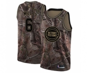 Youth Nike Detroit Pistons #6 Terry Mills Swingman Camo Realtree Collection NBA Jersey