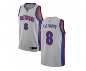 Youth Nike Detroit Pistons #8 Henry Ellenson Authentic Silver NBA Jersey Statement Edition