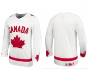 MEN'S TEAM CANADA ADULT WHITE BLANK HOCKEY JERSEY
