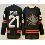 Men's Canada Hockey #21 Brayden Point Black Stitched Jersey Men's Canada Hockey #21 Brayden Point Black Stitched Jersey