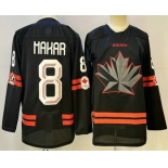Men's Canada Hockey #8 Cale Makar Black Stitched Jersey Men's Canada Hockey #8 Cale Makar Black Stitched Jersey