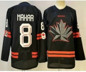 Men's Canada Hockey #8 Cale Makar Black Stitched Jersey Men's Canada Hockey #8 Cale Makar Black Stitched Jersey