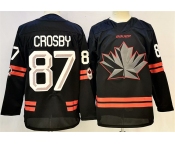 Men's Canada Hockey #87 Sidney Crosby Black Stitched Jersey Men's Canada Hockey #87 Sidney Crosby Black Stitched Jersey