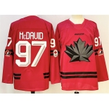 Men's Canada Hockey #97 Connor McDavid Red Stitched Jersey Men's Canada Hockey #97 Connor McDavid Red Stitched Jersey