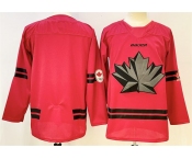 Men's Canada Hockey Blank Red Stitched Jersey Men's Canada Hockey Blank Red Stitched Jersey