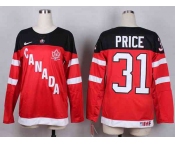women nhl jerseys team canada #31 price red[100 th]