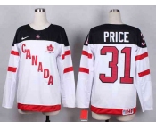 women nhl jerseys team canada #31 price white[100 th]