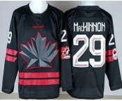 Youth Canada #29 Nathan MacKinnon Black 2026 Olympics Authentic Jersey Youth Canada #29 Nathan MacKinnon Black 2026 Olympics Authentic Jersey