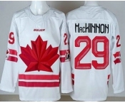 Youth Canada #29 Nathan MacKinnon White 2026 Olympics Authentic Jersey Youth Canada #29 Nathan MacKinnon White 2026 Olympics Authentic Jersey
