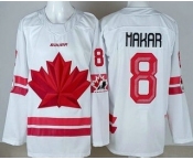 Youth Canada #8 Cale Makar White 2026 Olympics Authentic Jersey Youth Canada #8 Cale Makar White 2026 Olympics Authentic Jersey