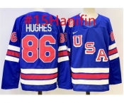 Men's USA #15 Noah Hanifin Blue 2025-2026 Stitched Jersey Men's USA #15 Noah Hanifin Blue 2025-2026 Stitched Jersey