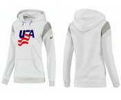 NHL Women Team USA Olympic Logo Pullover Hoodie 12