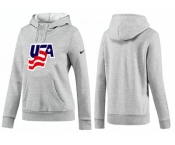 NHL Women Team USA Olympic Logo Pullover Hoodie 13
