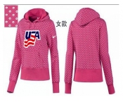 NHL Women Team USA Olympic Logo Pullover Hoodie 17
