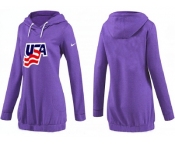 NHL Women Team USA Olympic Logo Pullover Hoodie 20