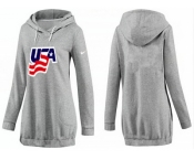 NHL Women Team USA Olympic Logo Pullover Hoodie 21