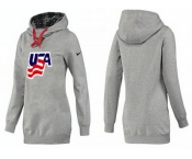NHL Women Team USA Olympic Logo Pullover Hoodie 22