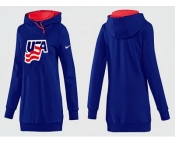NHL Women Team USA Olympic Logo Pullover Hoodie 24