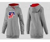 NHL Women Team USA Olympic Logo Pullover Hoodie 26
