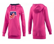 NHL Women Team USA Olympic Logo Pullover Hoodie 27