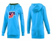 NHL Women Team USA Olympic Logo Pullover Hoodie 28