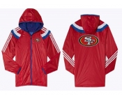 NFL San Francisco 49ers dust coat trench coat windbreaker 5