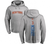 NBA Nike New York Knicks #3 Tracy McGrady Ash Backer Pullover Hoodie