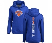 NBA Women's Nike New York Knicks #3 Tim Hardaway Jr. Royal Blue Backer Pullover Hoodie