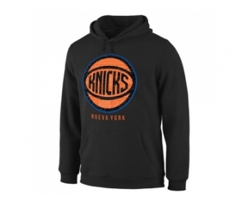 New York Knicks Noches Enebea Black Pullover Hoodie