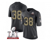 Youth Nike Atlanta Falcons #38 Dashon Goldson Limited Black 2016 Salute to Service Super Bowl LI 51 NFL Jersey
