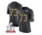 Youth Nike Atlanta Falcons #73 Ryan Schraeder Limited Black 2016 Salute to Service Super Bowl LI 51 NFL Jersey