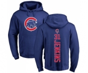 MLB Nike Chicago Cubs #31 Fergie Jenkins Royal Blue Backer Pullover Hoodie