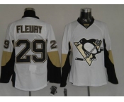 nhl pittsburgh penguins #29 fleury white
