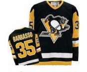nhl pittsburgh penguins #35 borrasso m&n black