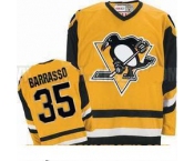 nhl pittsburgh penguins #35 borrasso m&n yellow