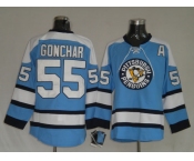 nhl pittsburgh penguins #55 gonchar blue