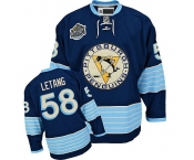 nhl pittsburgh penguins #58 letang blue [2011 winter classic]