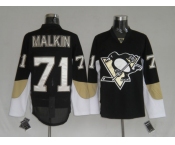 nhl pittsburgh penguins #71 malkin black