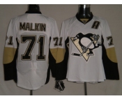 nhl pittsburgh penguins #71 malkin white