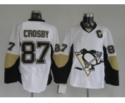 nhl pittsburgh penguins #87 crosby white