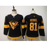 Penguins #81 Evgeni Kessel Black Women 2019 NHL Stadium Series Adidas Jersey