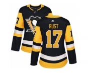 Women's Adidas Pittsburgh Penguins #17 Bryan Rust Premier Black Home NHL Jersey
