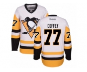 Women's Reebok Pittsburgh Penguins #77 Paul Coffey Premier White Away NHL Jersey
