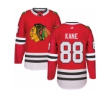 Men's Adidas Chicago Blackhawks #88 Patrick Kane Authentic Red Home NHL Jersey