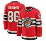 Men's Chicago Blackhawks #86 Teuvo Teravainen Red 2024-25 Winter Classic Stitched Hockey Jersey