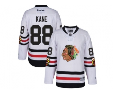 Men's Reebok Chicago Blackhawks #88 Patrick Kane 2017 Winter Classic White Stitched NHL Jersey