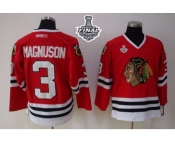 NHL Blackhawks #3 Keith Magnuson Red 2015 Stanley Cup Stitched Jerseys NHL Blackhawks #3 Keith Magnuson Red 2015 Stanley Cup Stitched Jerseys