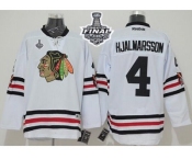 NHL Blackhawks #4 Niklas Hjalmarsson White 2015 Winter Classic 2015 Stanley Cup Stitched Jerseys NHL Blackhawks #4 Niklas Hjalmarsson White 2015 Winter Classic 2015 Stanley Cup Stitched Jerseys