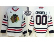 NHL Chicago Blackhawks #00 Clark Griswold White 2015 Stanley Cup Stitched Jerseys NHL Chicago Blackhawks #00 Clark Griswold White 2015 Stanley Cup Stitched Jerseys