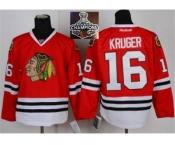 NHL Chicago Blackhawks #16 Kruger Red 2015 Stanley Cup Champions jerseys NHL Chicago Blackhawks #16 Kruger Red 2015 Stanley Cup Champions jerseys